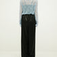SATIN EASY WIDE PANTS