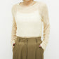 LACE GATHER TOP