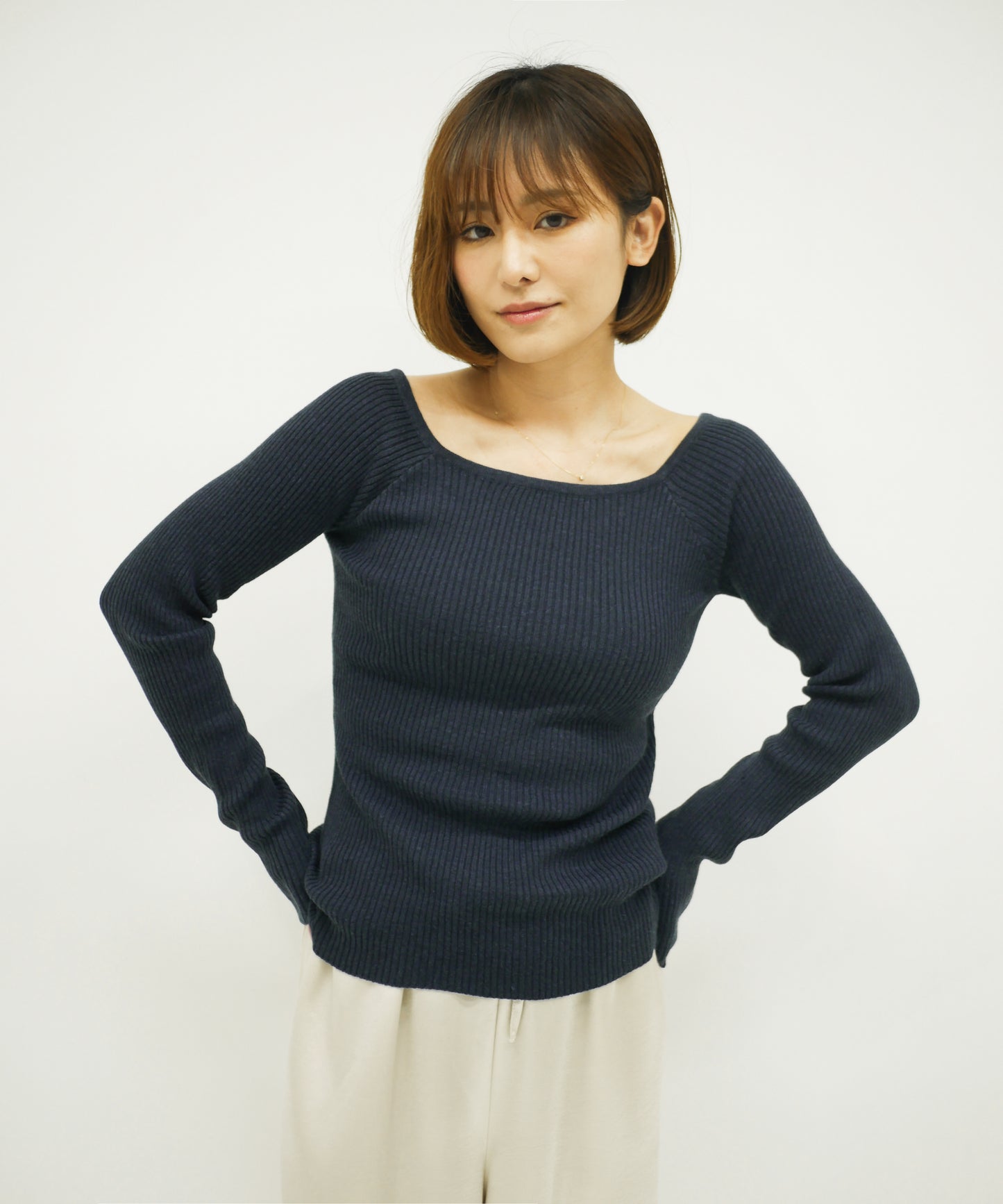 RIB KNIT TOP