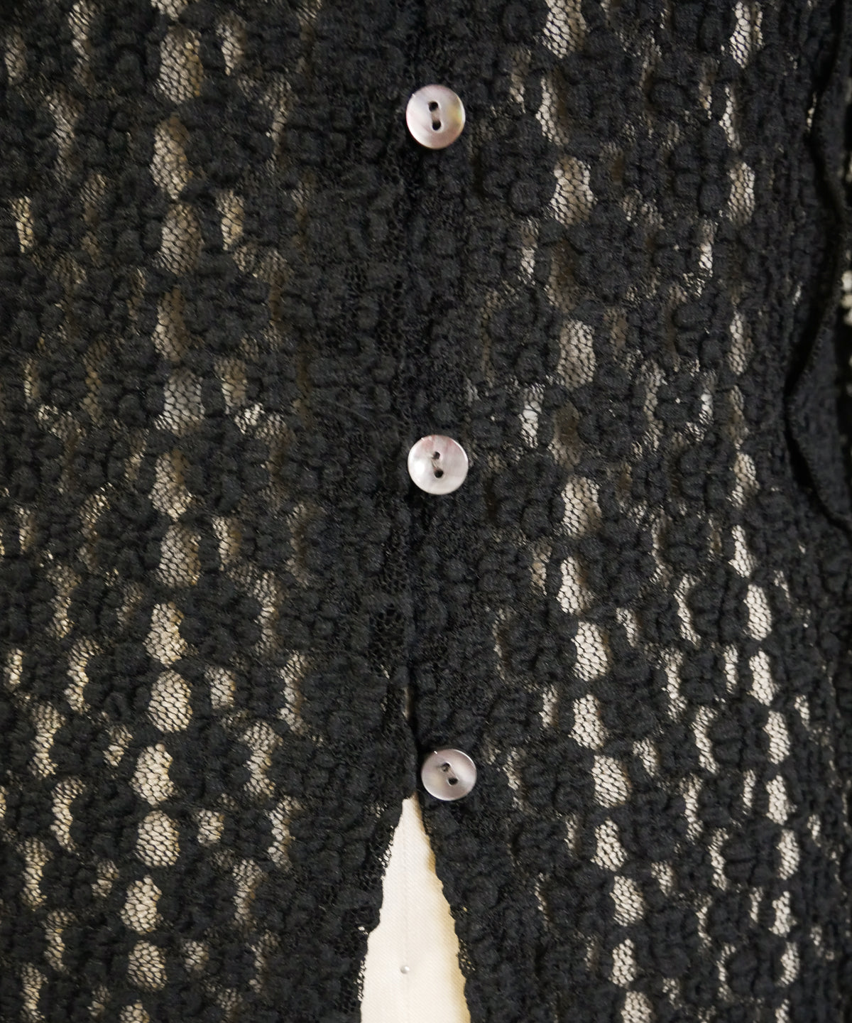 CUT LACE CARDIGAN