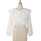 FRINGE JAQURD FRILL TOP