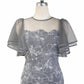 FLARE SLEEVE LACE DRESS