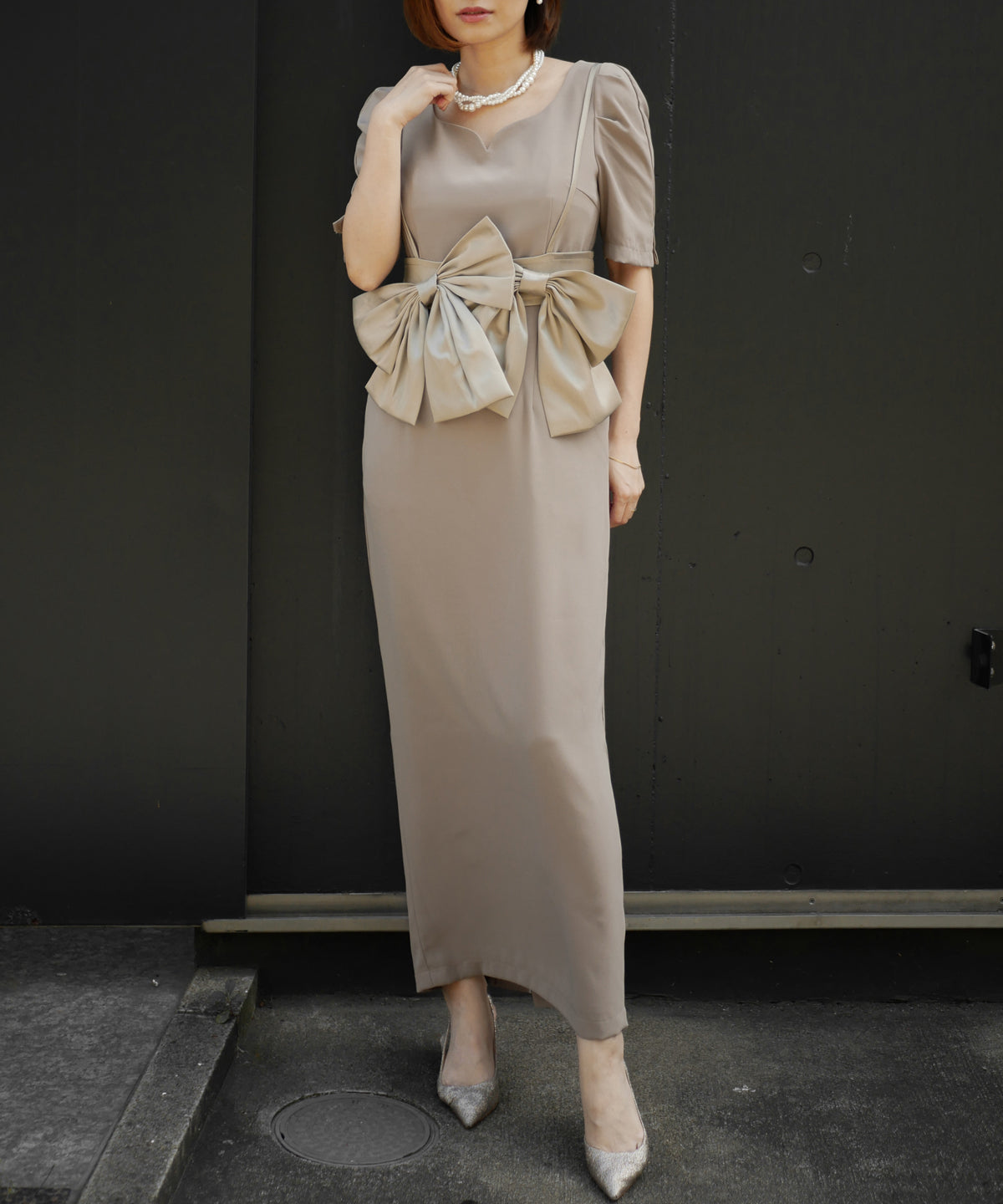 BIG RIBON BUISTIER DRESS