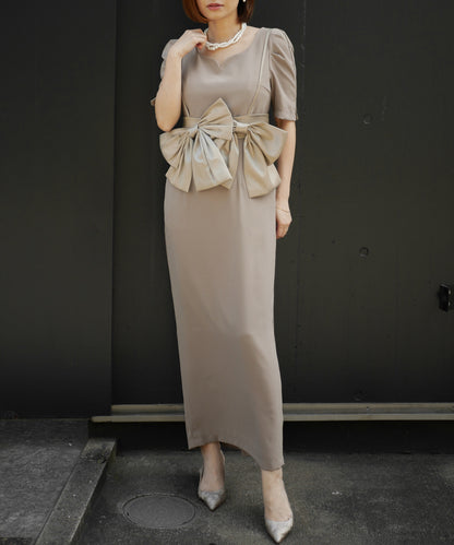 BIG RIBON BUISTIER DRESS