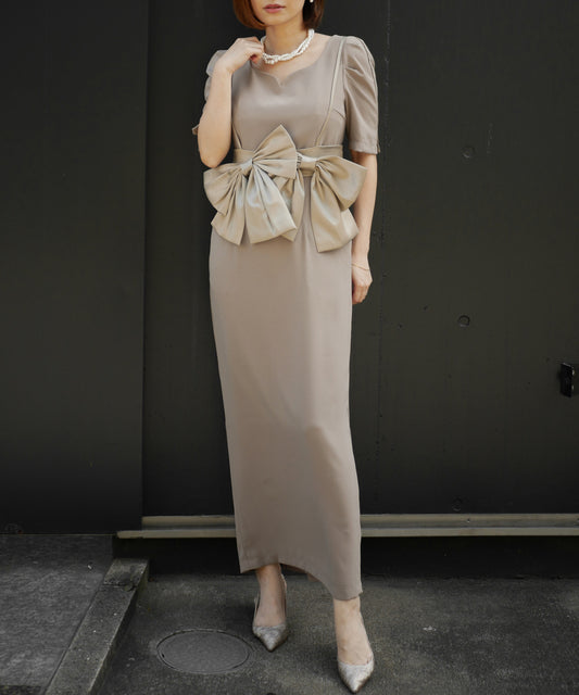 BIG RIBON BUISTIER DRESS