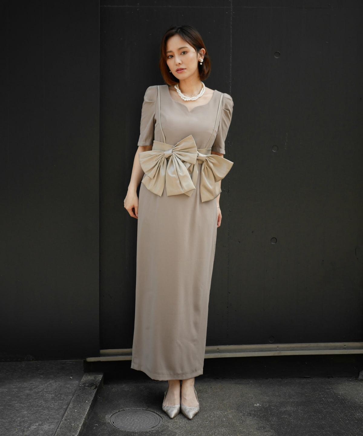 BIG RIBON BUISTIER DRESS