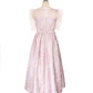 RIBBON MOTIF JACQUARD DRESS