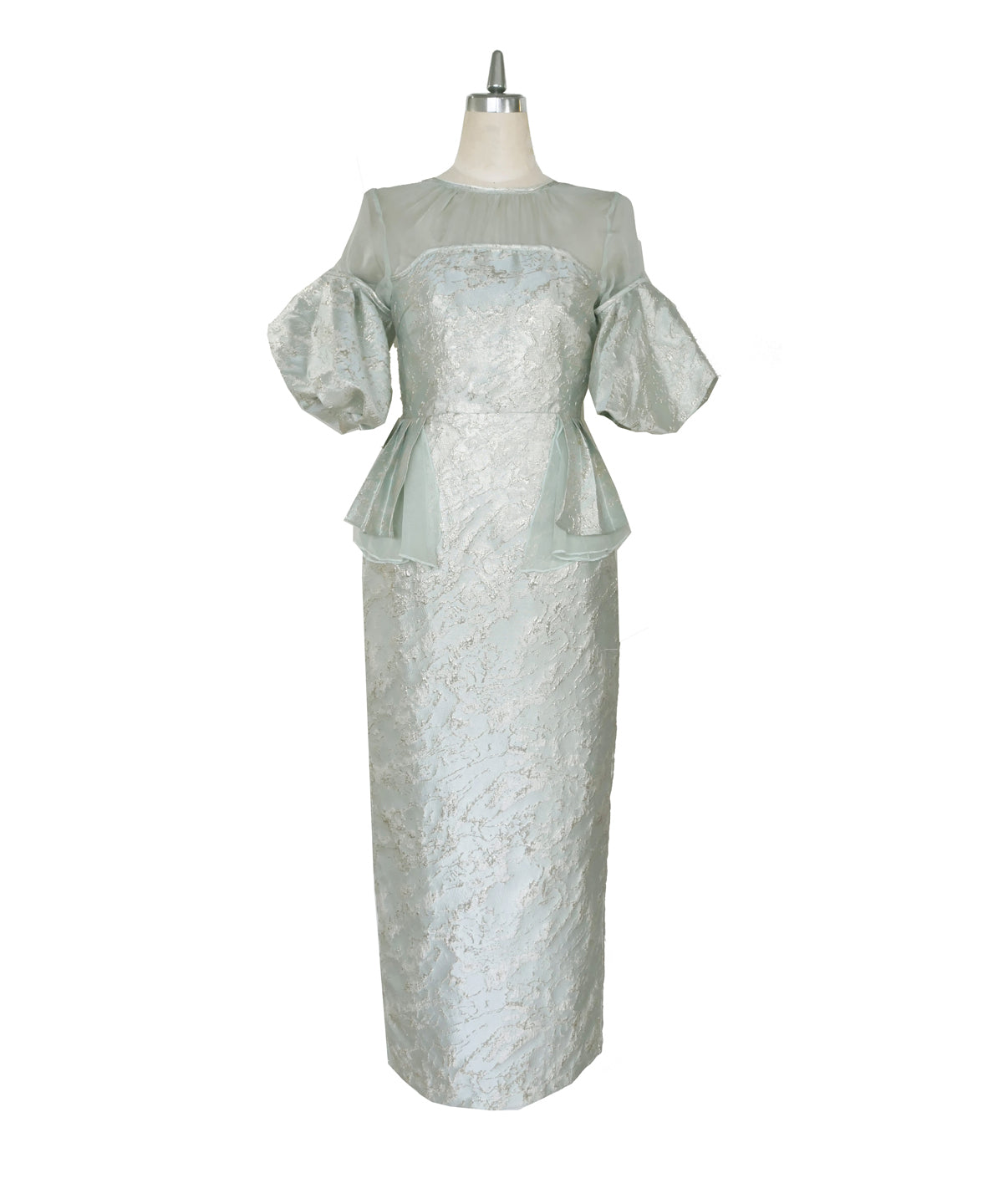 JACQUARD OFF SHOLDER DRESS