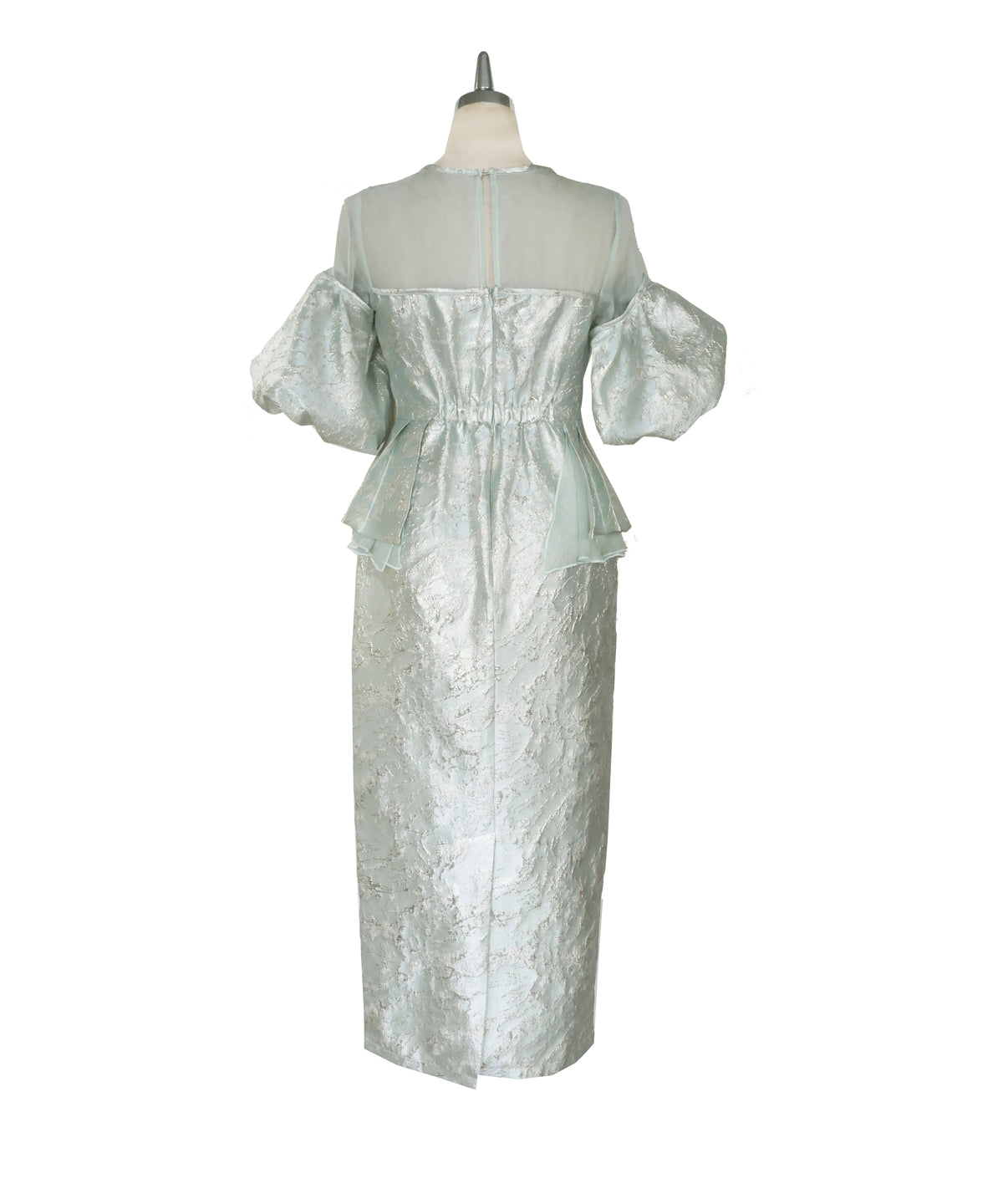 JACQUARD OFF SHOLDER DRESS