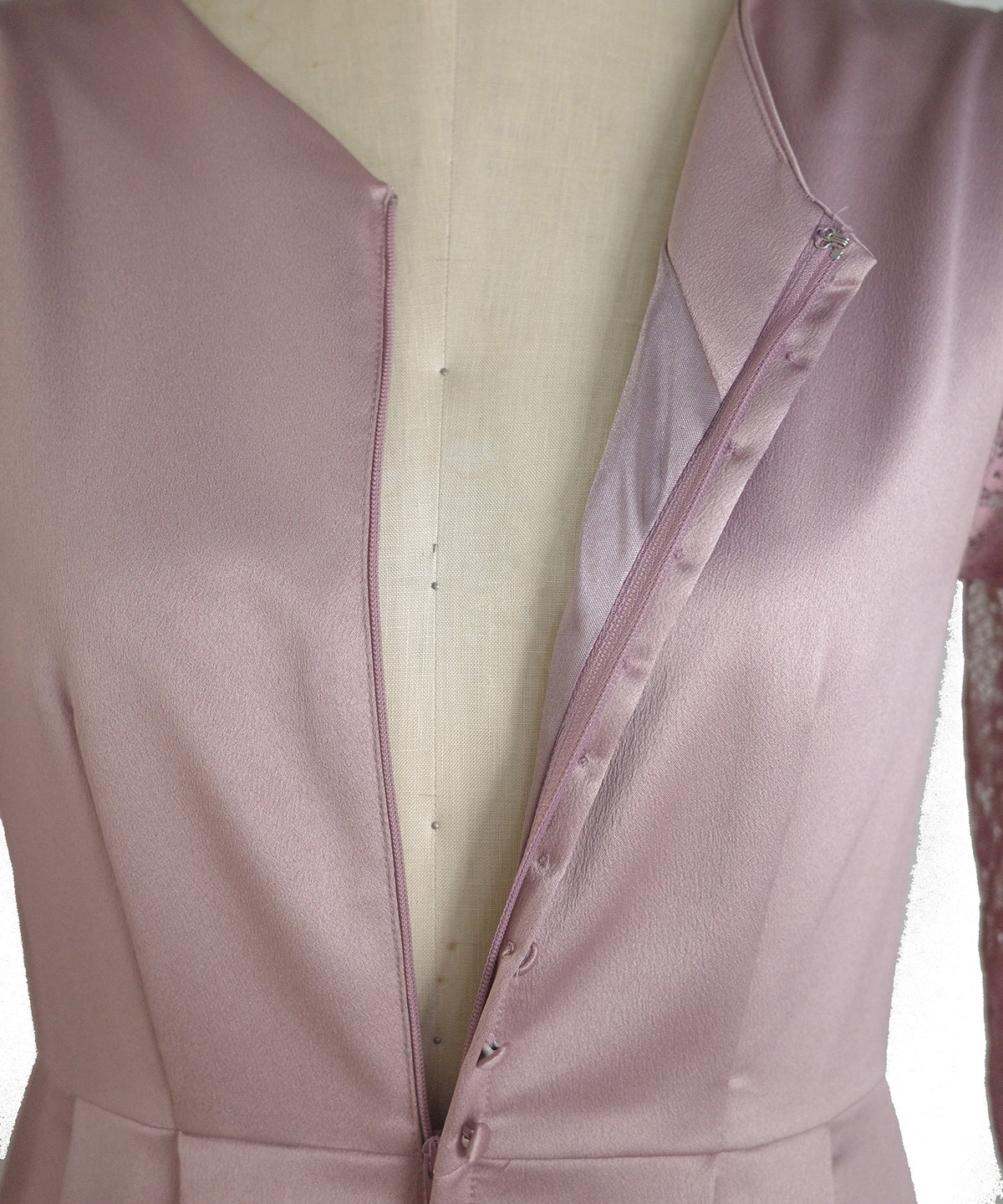 MATTE SATIN FLARE ONEPIECE