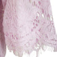 CUT LACE FLOWER DRESS