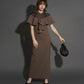 DOT FRILL DRESS