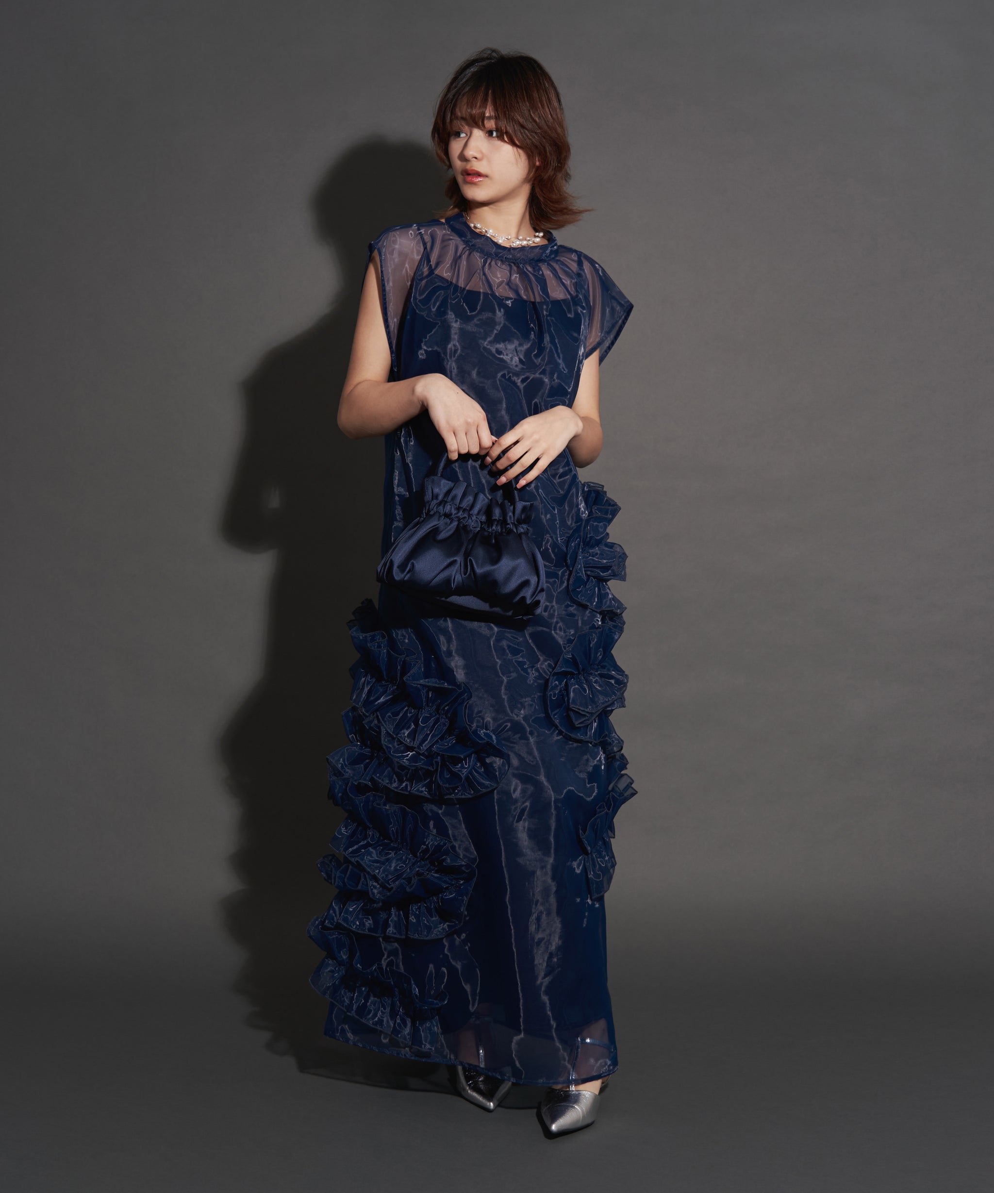 ORGANDY VOLUME DRESS