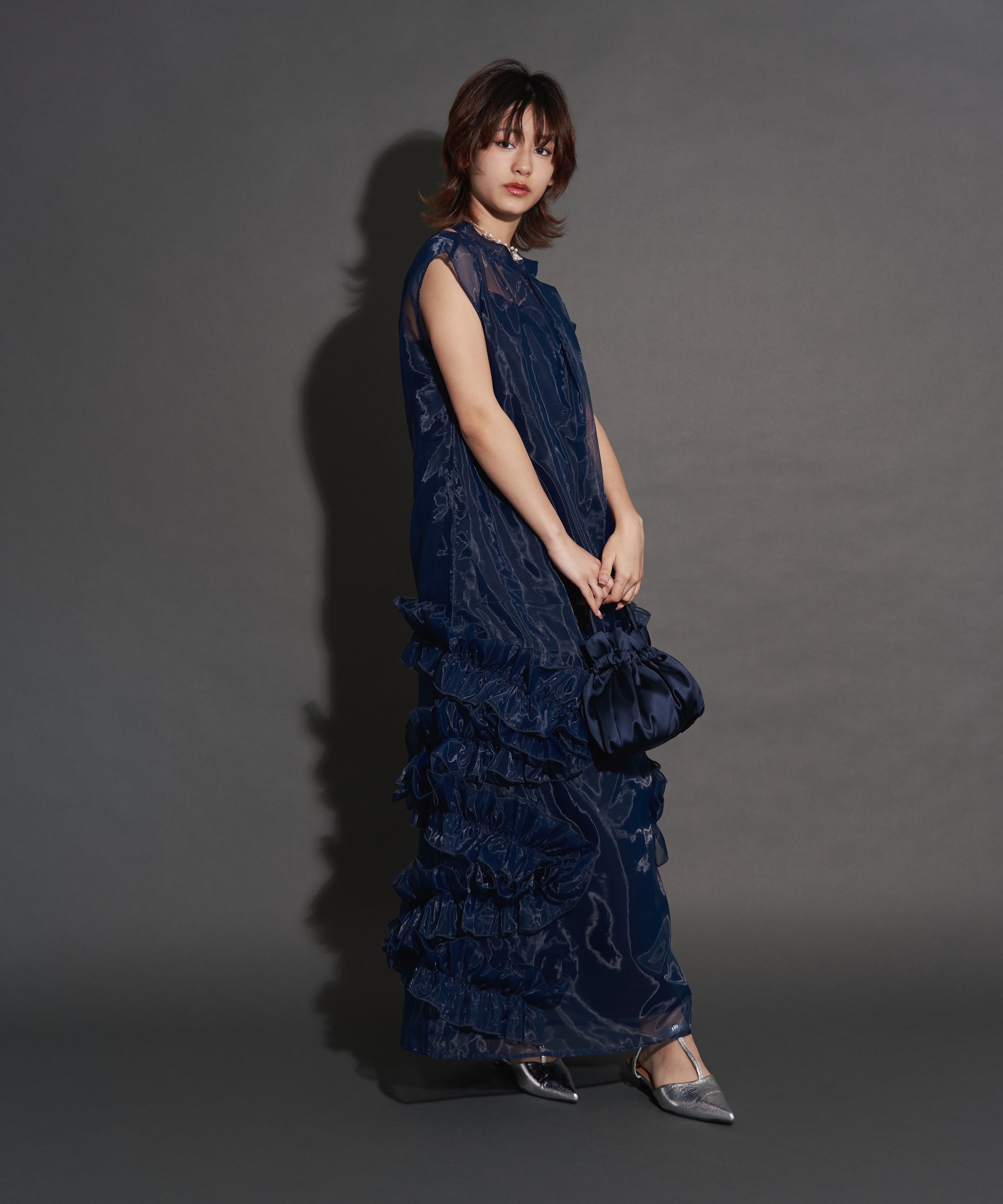ORGANDY VOLUME DRESS