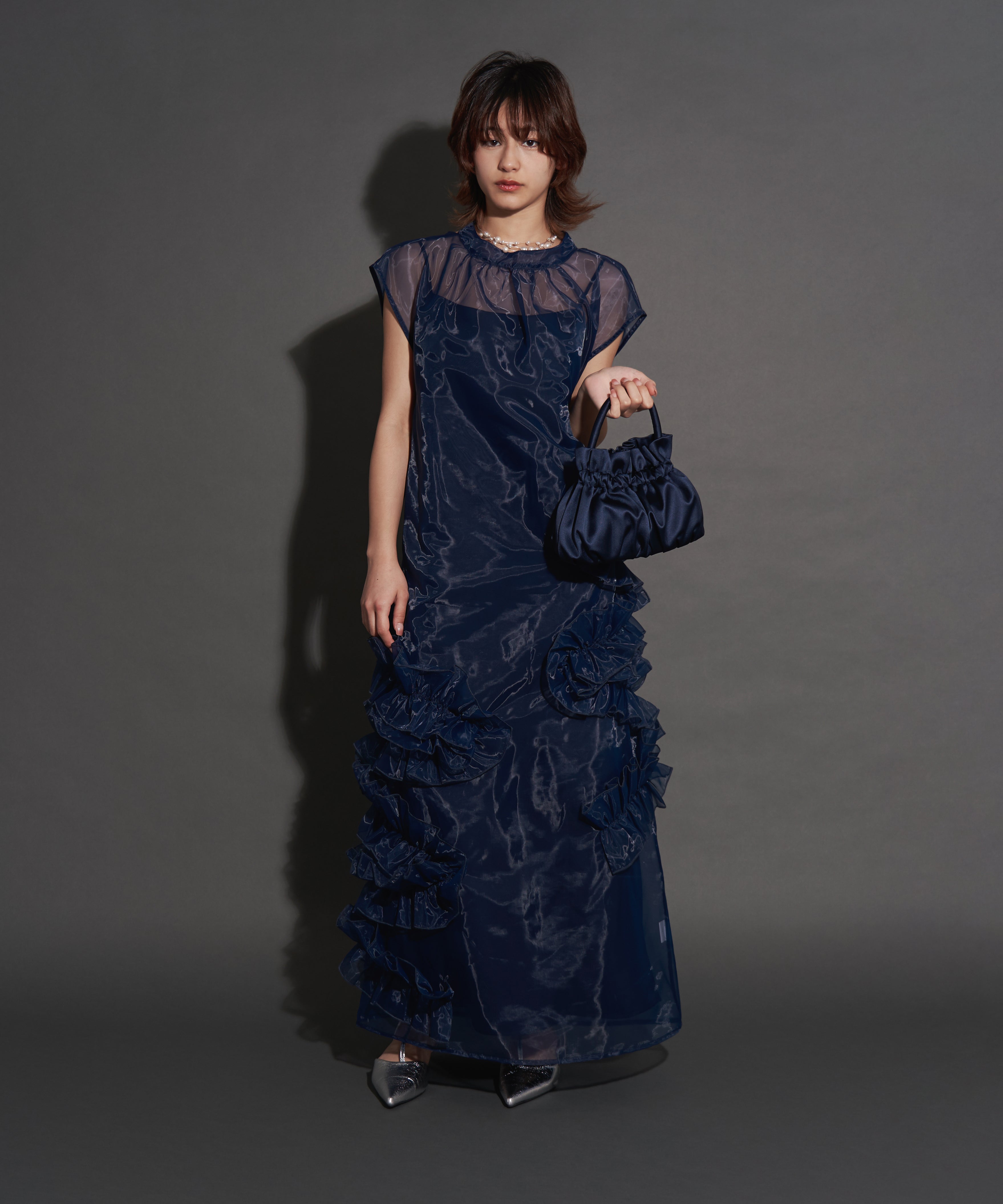 ORGANDY VOLUME DRESS