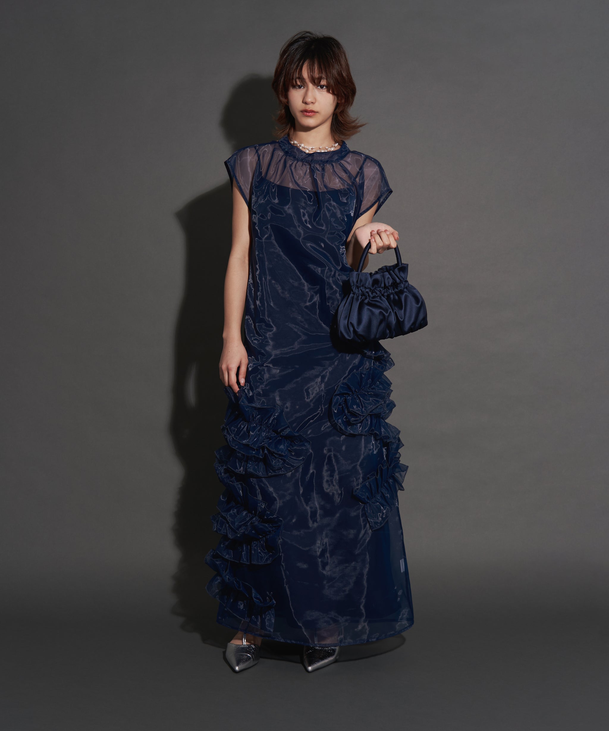 ORGANDY VOLUME DRESS