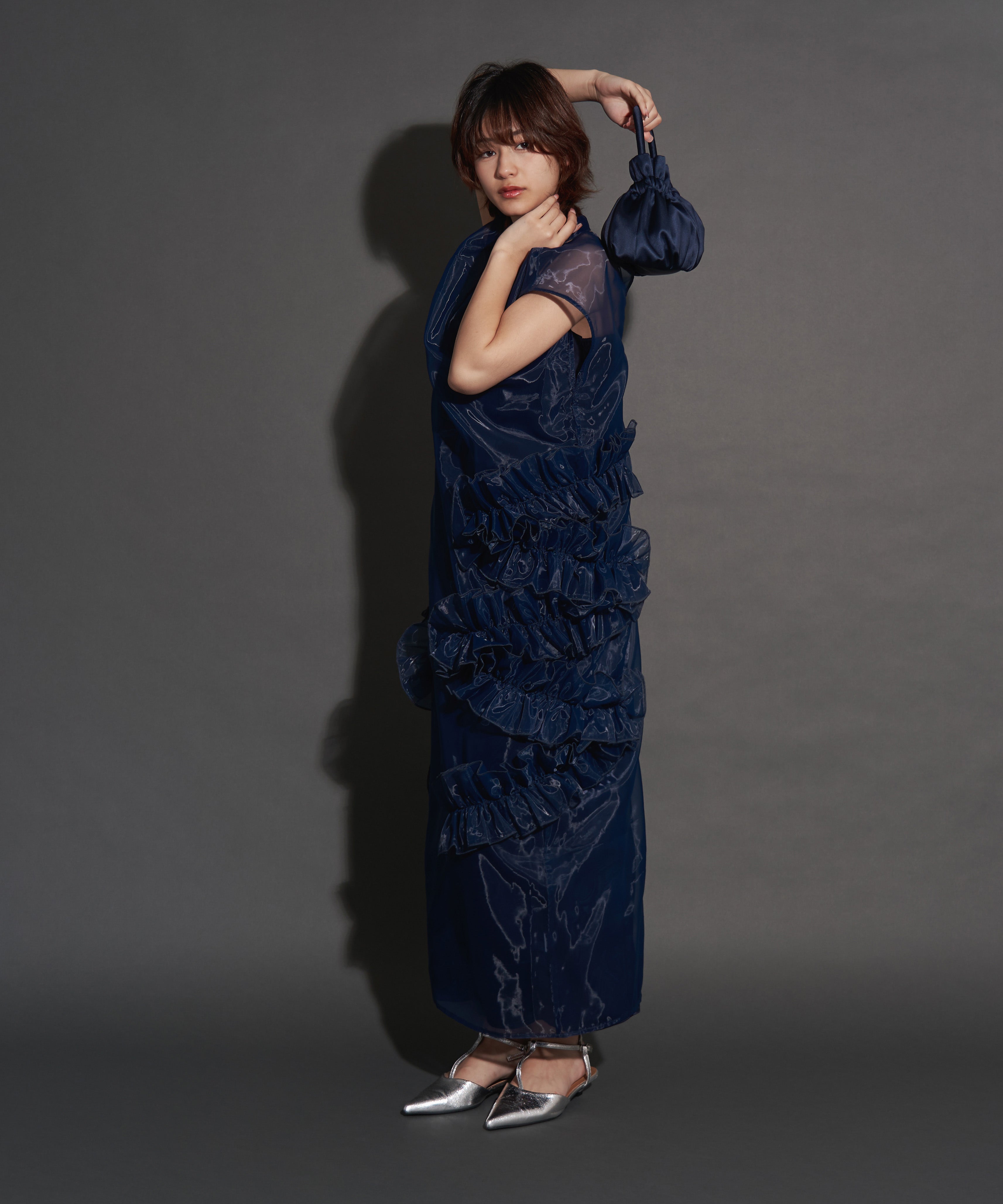 ORGANDY VOLUME DRESS