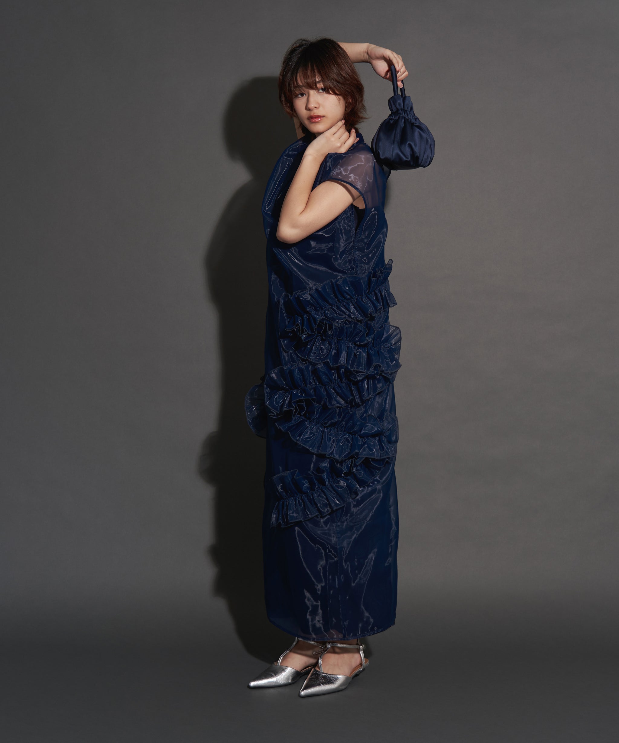 ORGANDY VOLUME DRESS