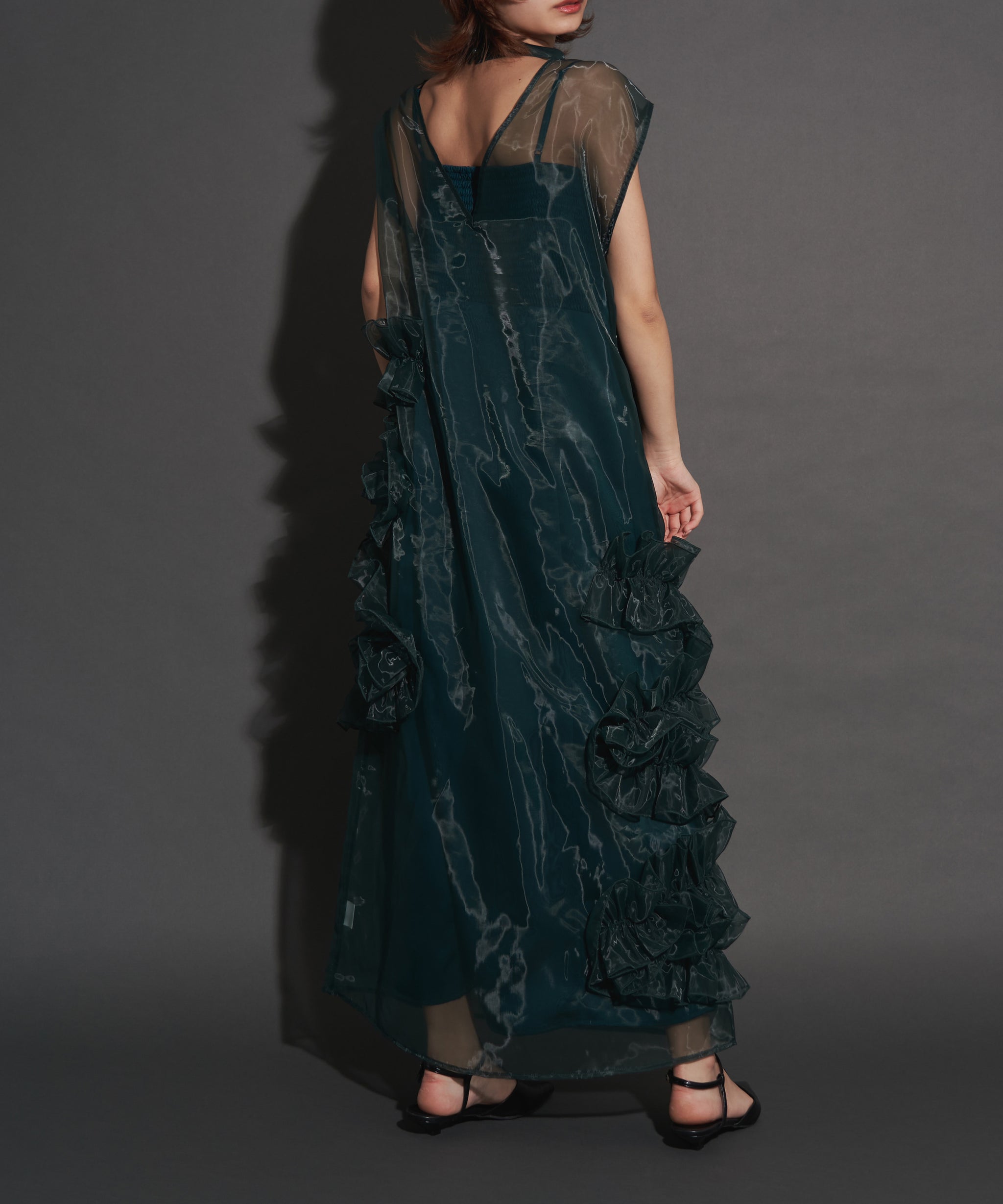 ORGANDY VOLUME DRESS