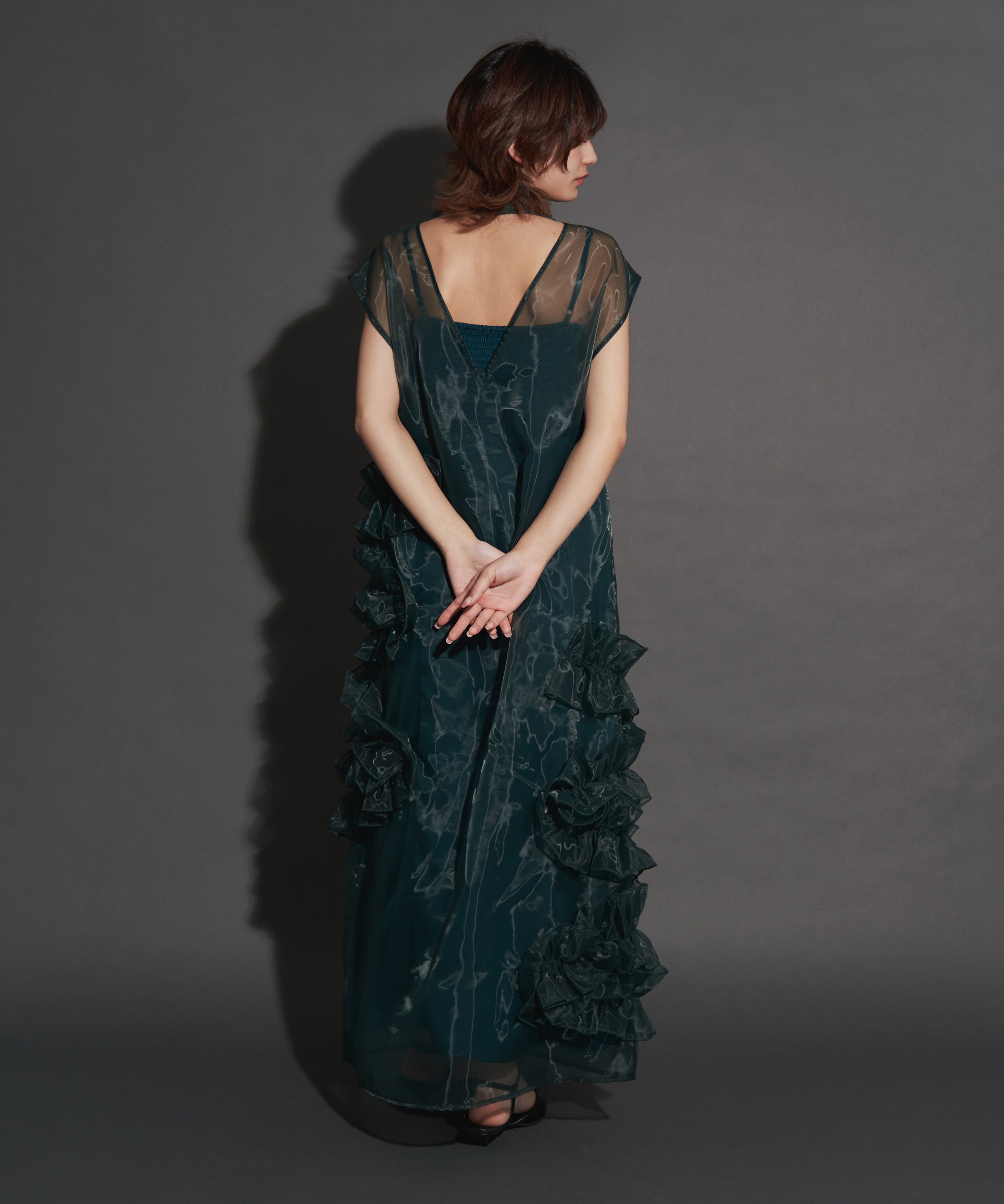 ORGANDY VOLUME DRESS