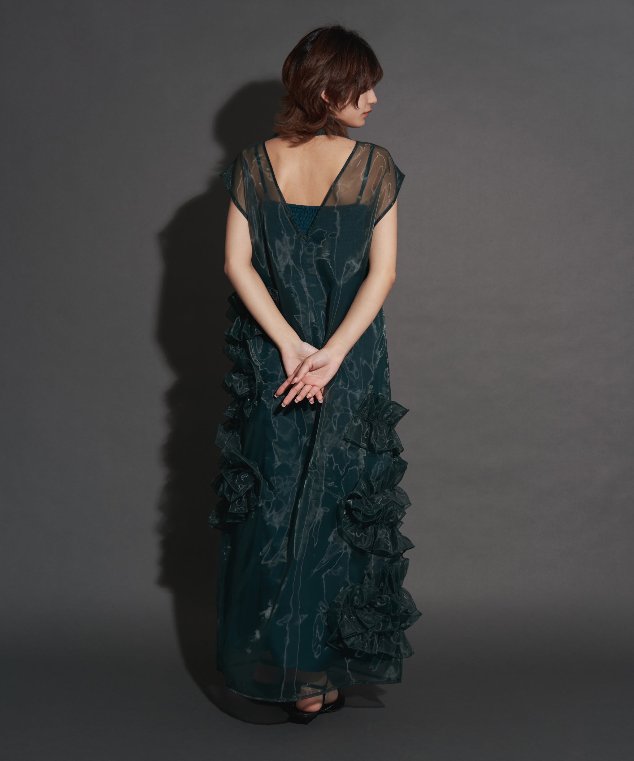 ORGANDY VOLUME DRESS