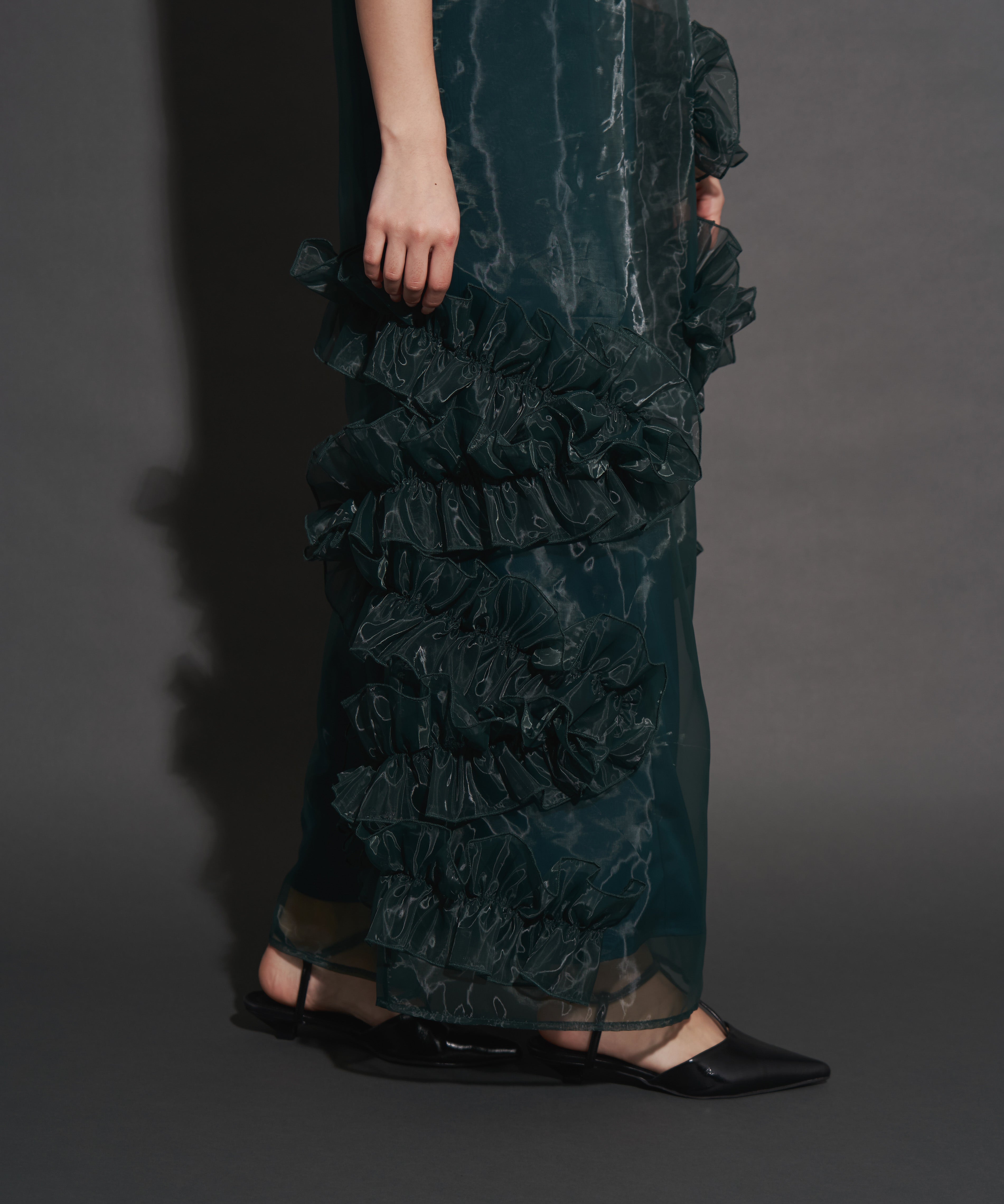 ORGANDY VOLUME DRESS