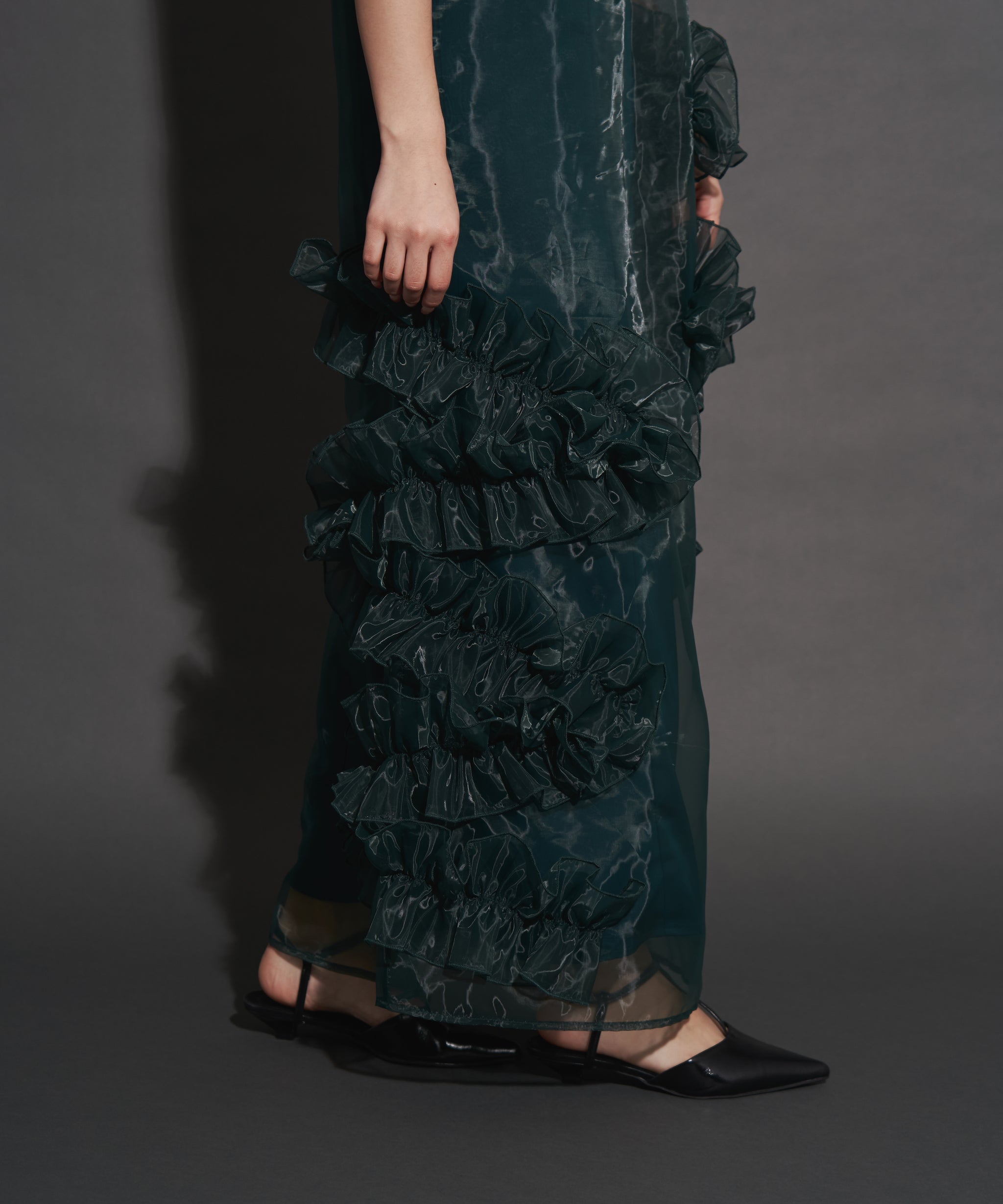 ORGANDY VOLUME DRESS