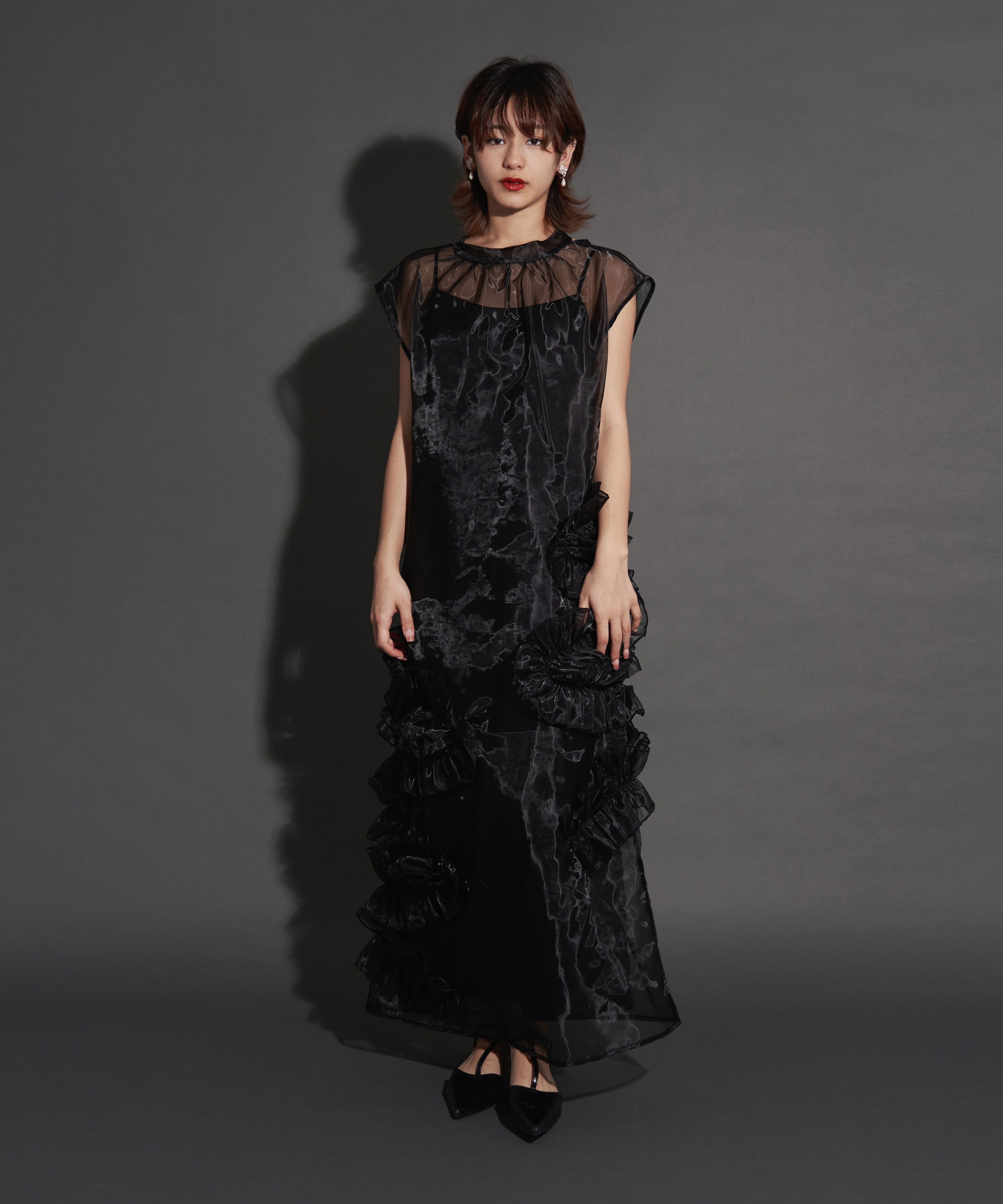ORGANDY VOLUME DRESS