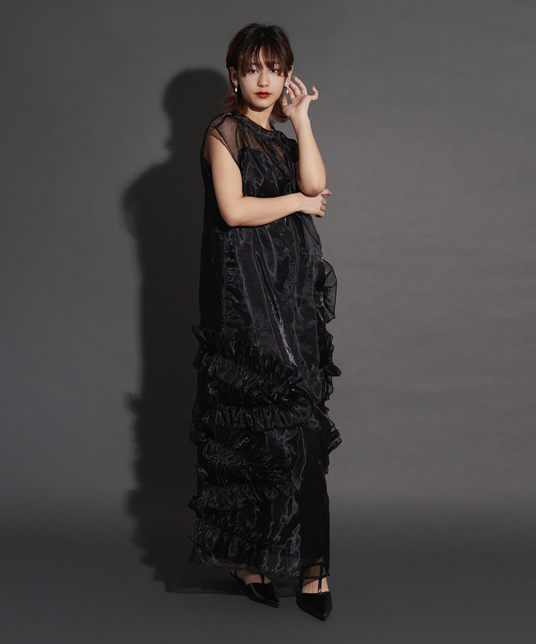 ORGANDY VOLUME DRESS