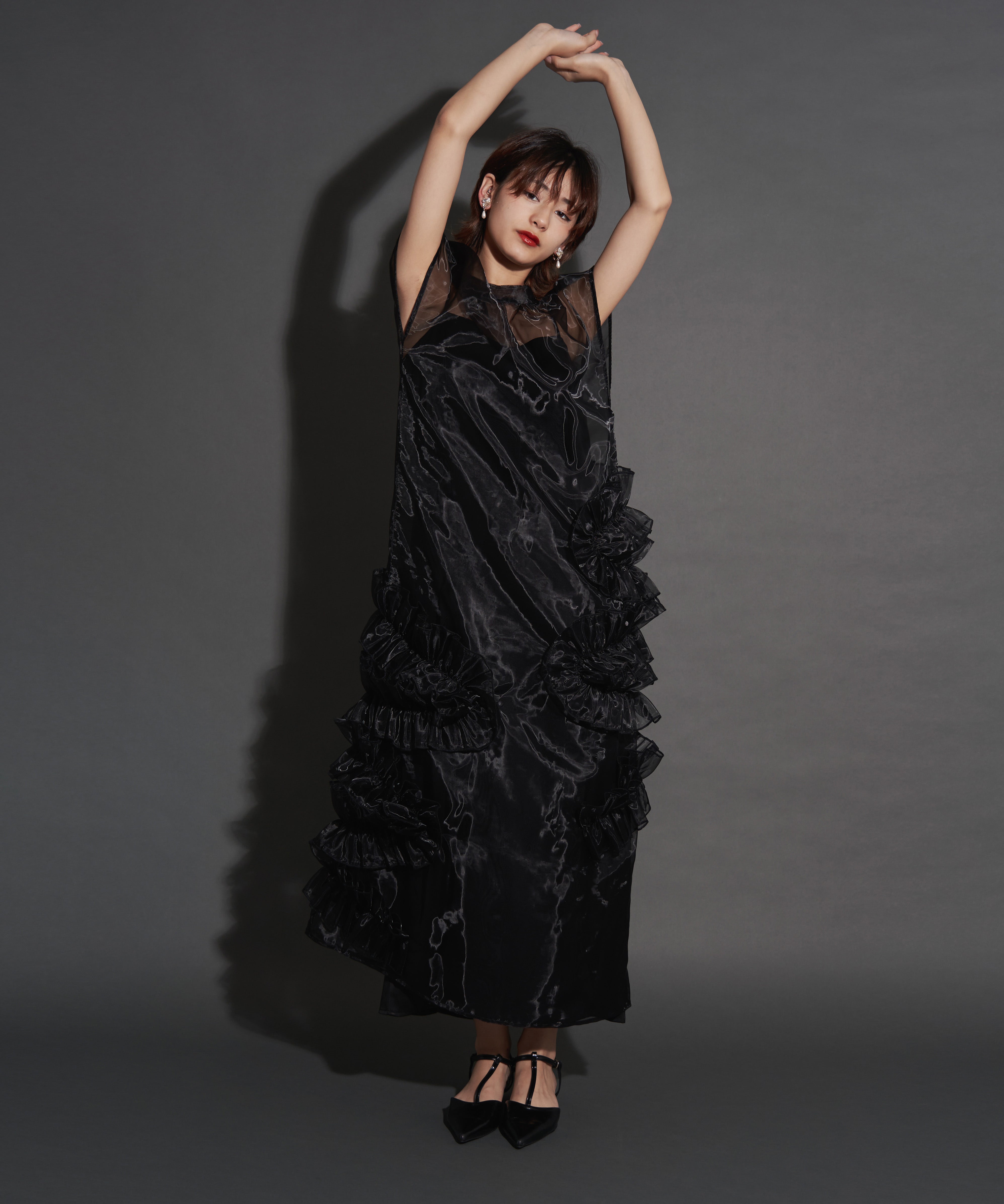 ORGANDY VOLUME DRESS