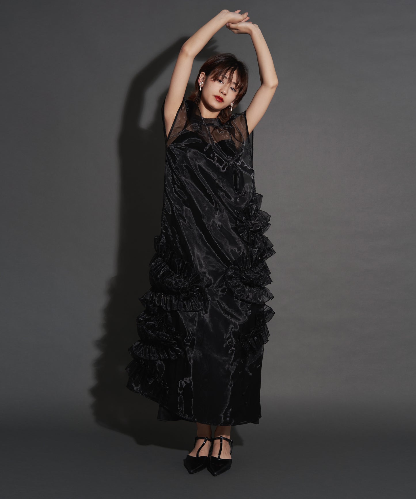 ORGANDY VOLUME DRESS