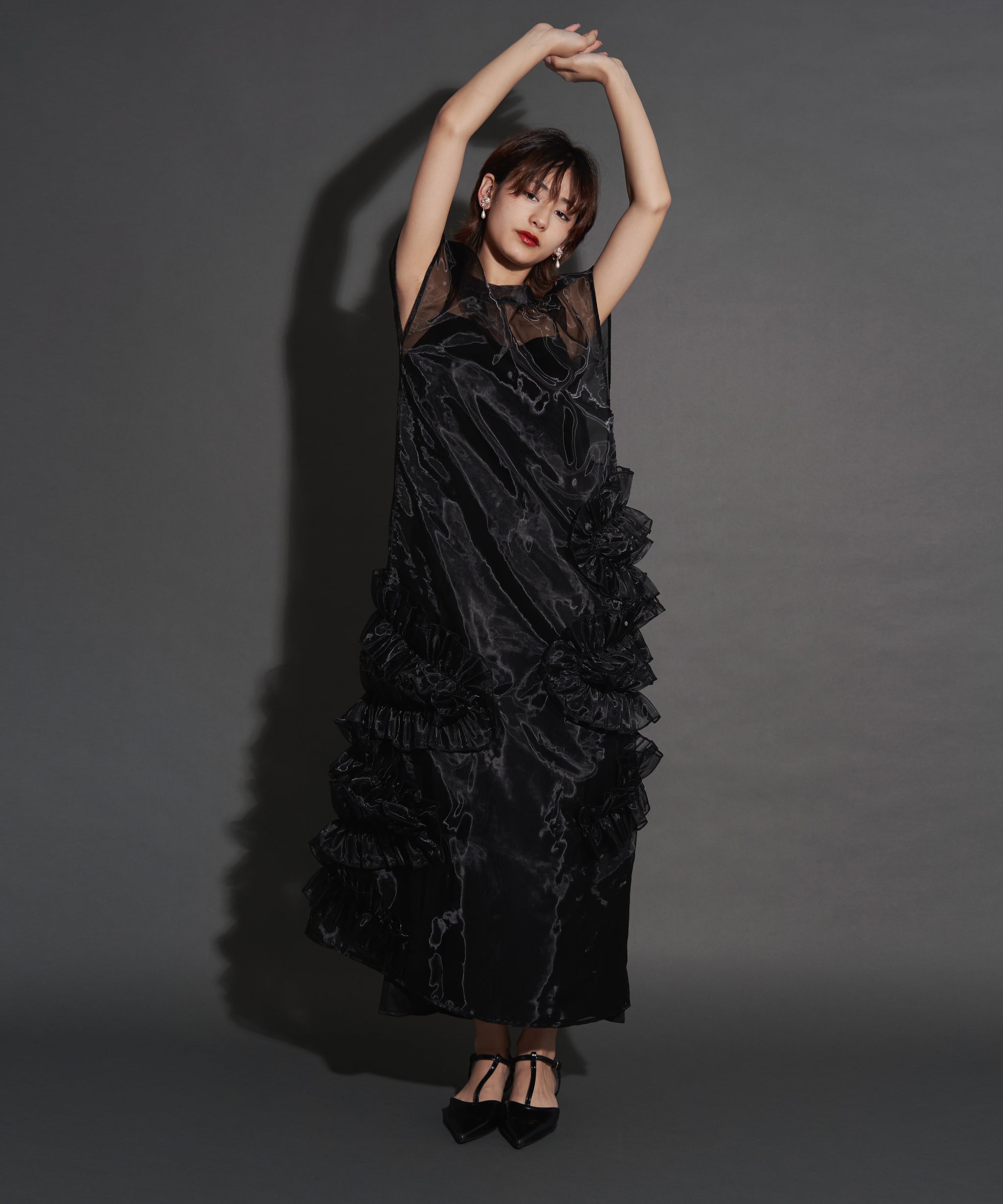 ORGANDY VOLUME DRESS