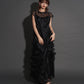 モデルサイズ：162cm B80 W59 H83
着用：ブラック M