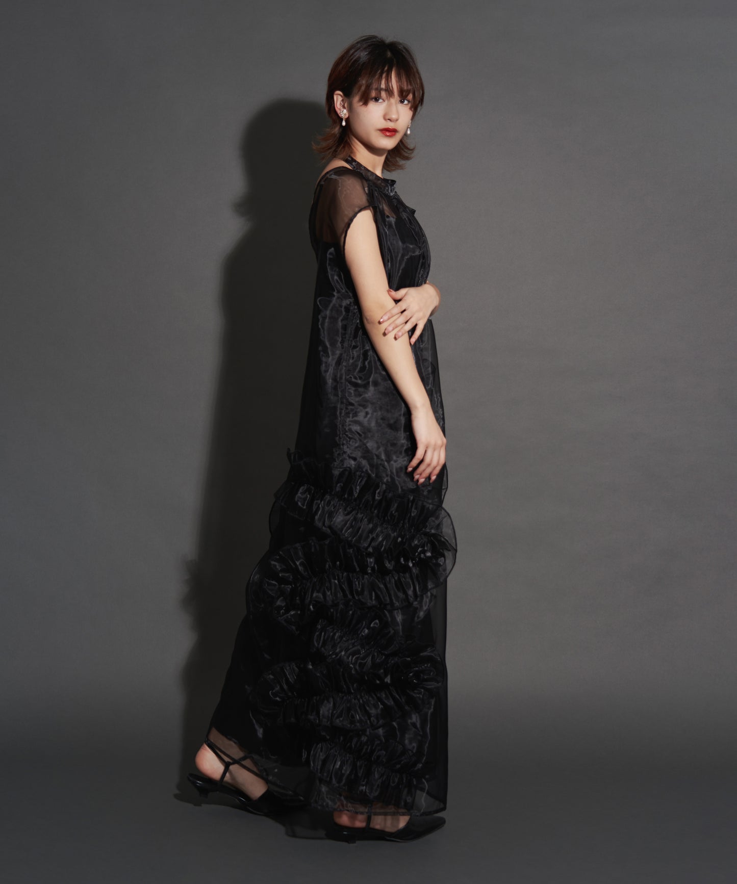 ORGANDY VOLUME DRESS