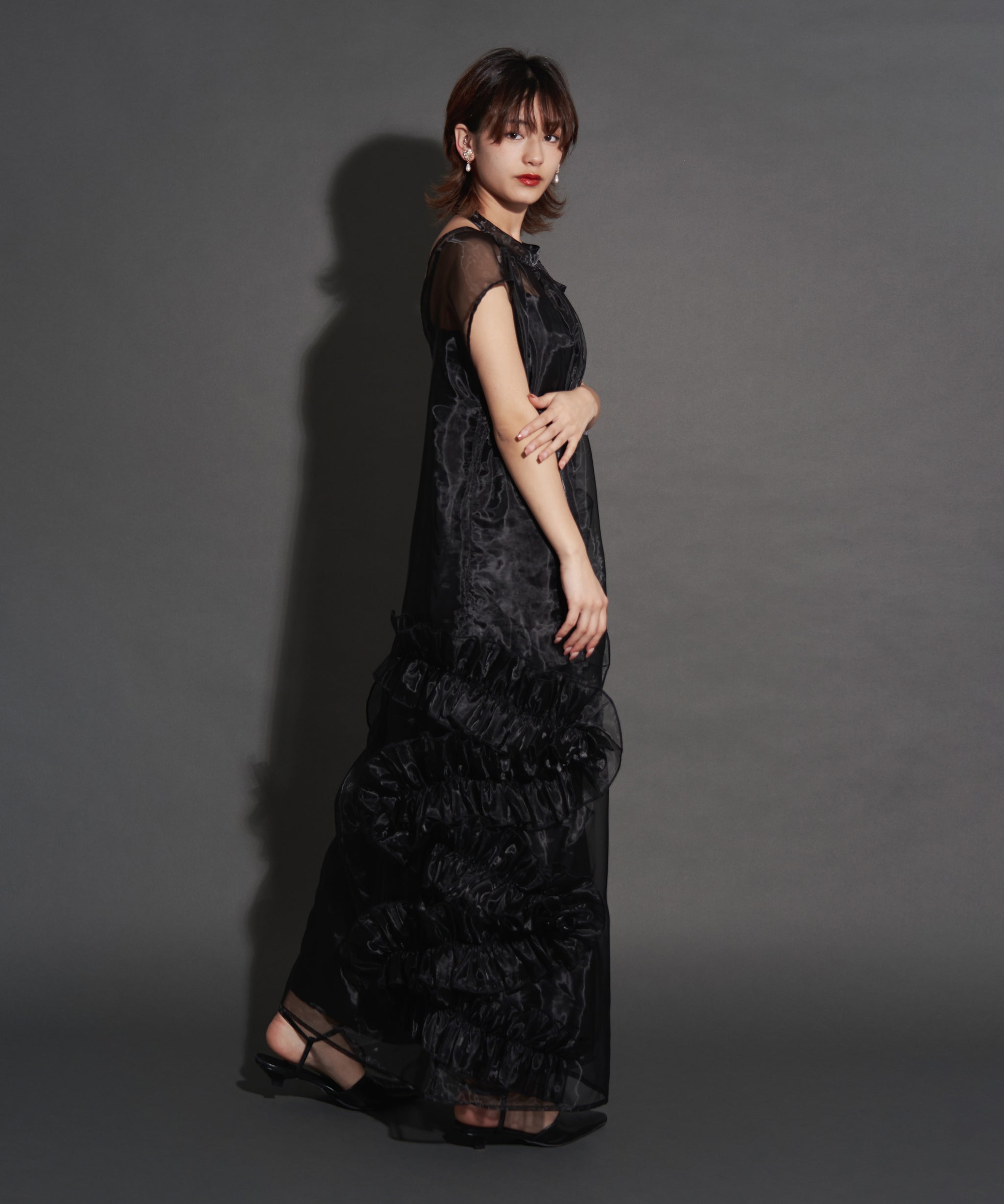 ORGANDY VOLUME DRESS