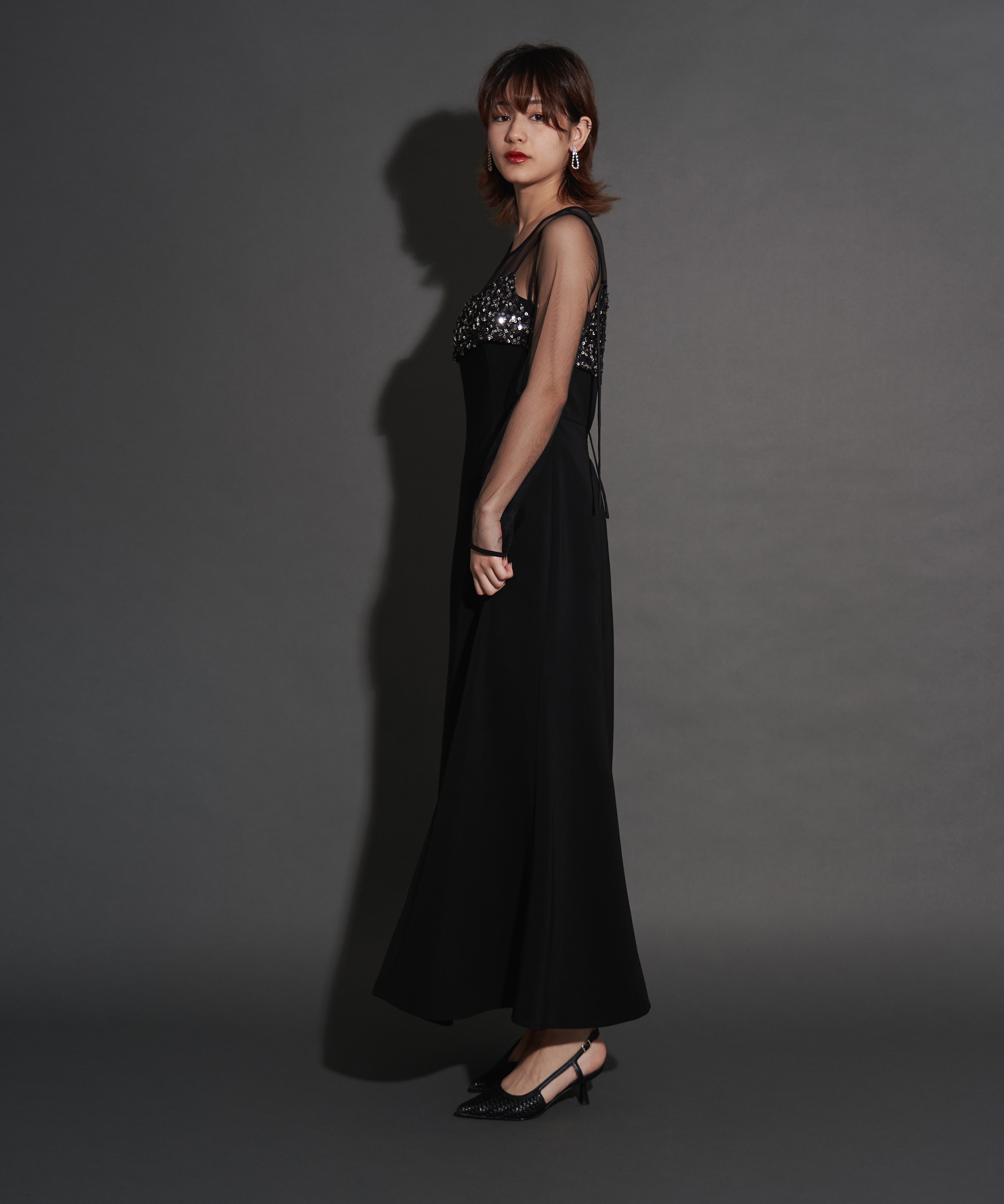 2WAY GLITTER BUSTIER DRESS
