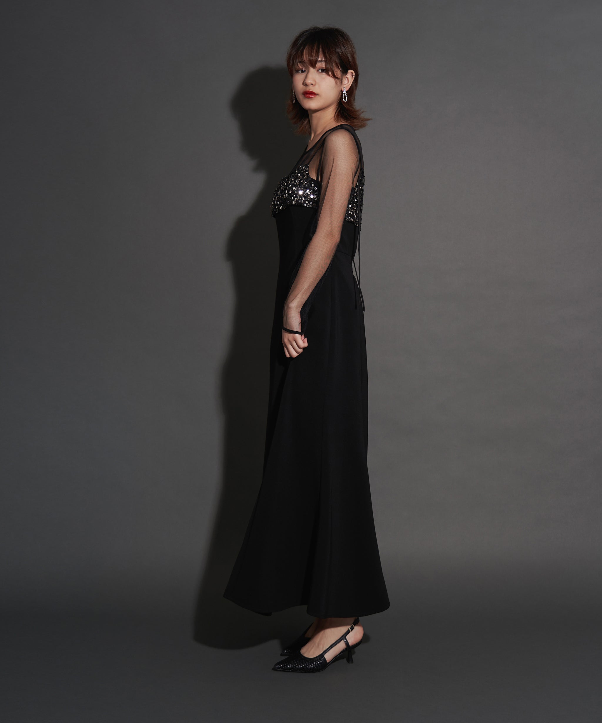 2WAY GLITTER BUSTIER DRESS