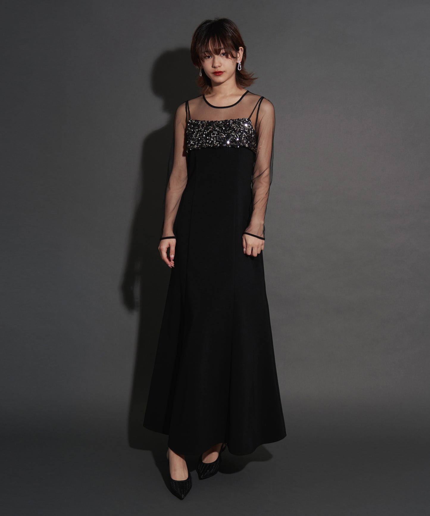 2WAY GLITTER BUSTIER DRESS