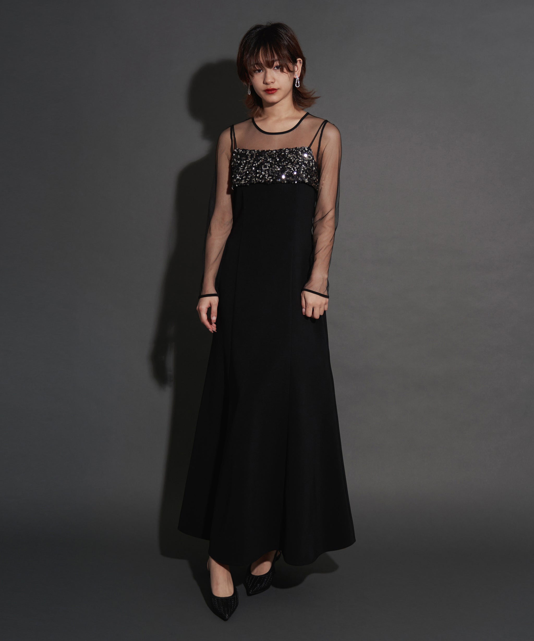 2WAY GLITTER BUSTIER DRESS