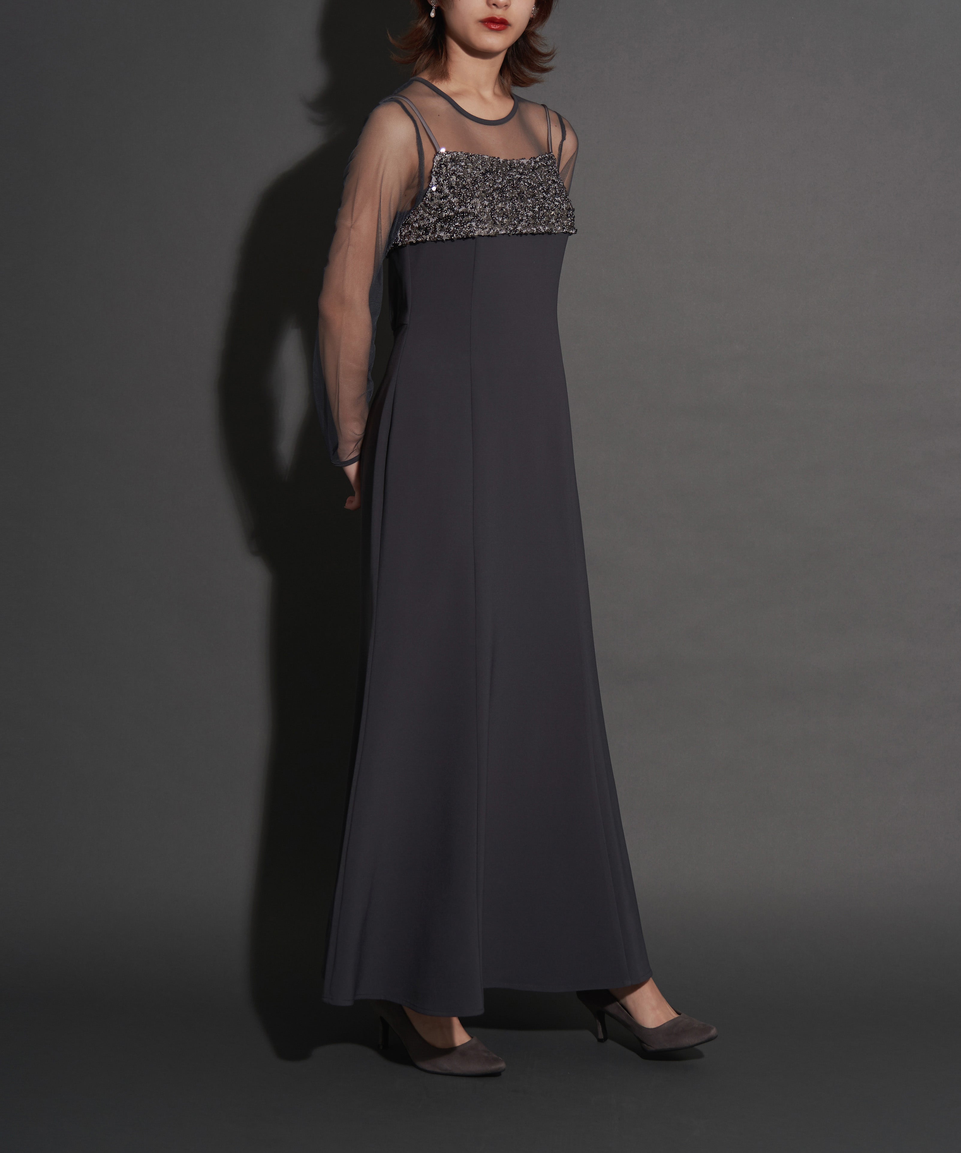 2WAY GLITTER BUSTIER DRESS