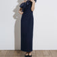 SHINY FRILL DRESS