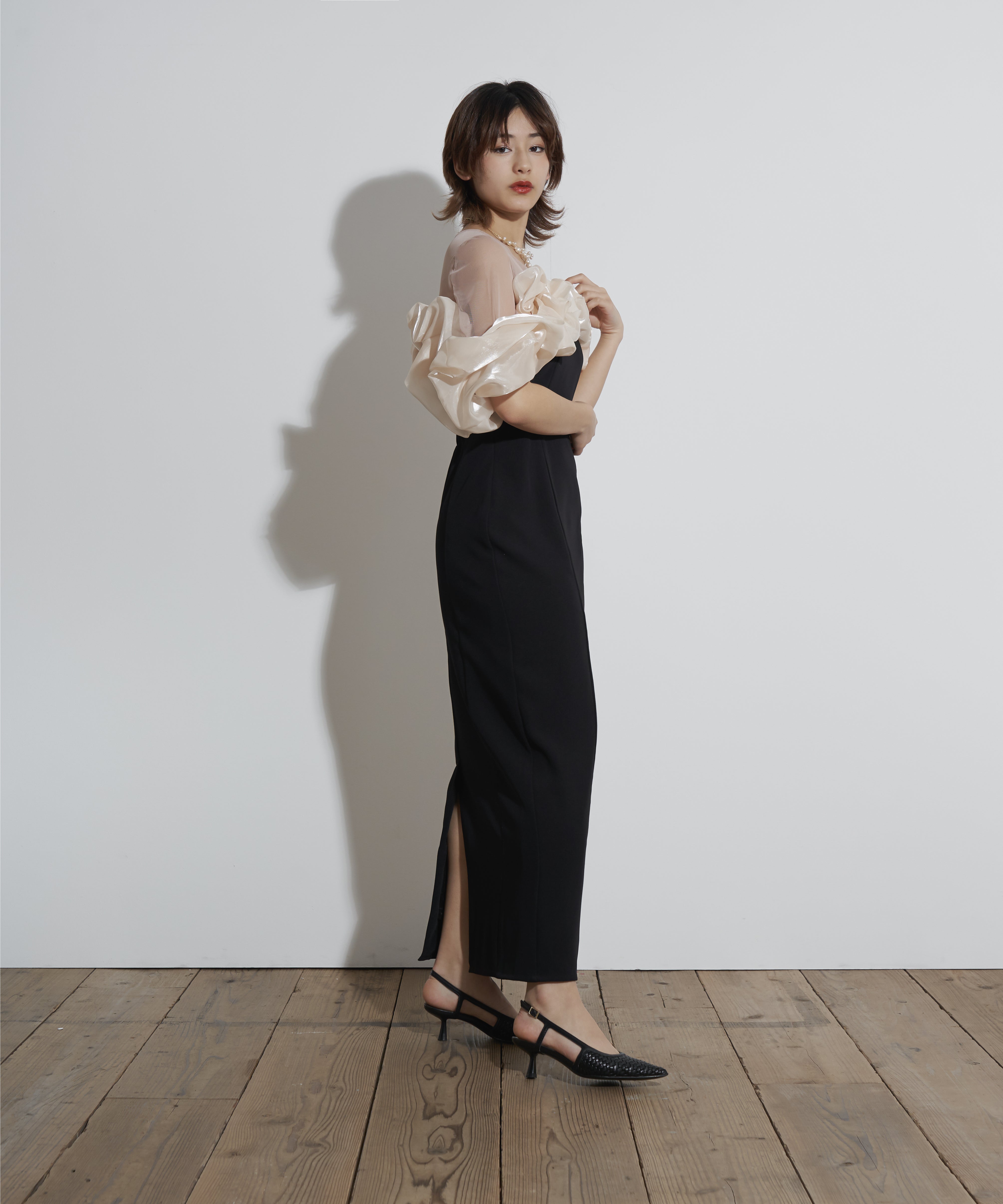 【新品タグ付き】Myshawty volume raffle dress VOLUME RAFFLE DRESS – My shawty
