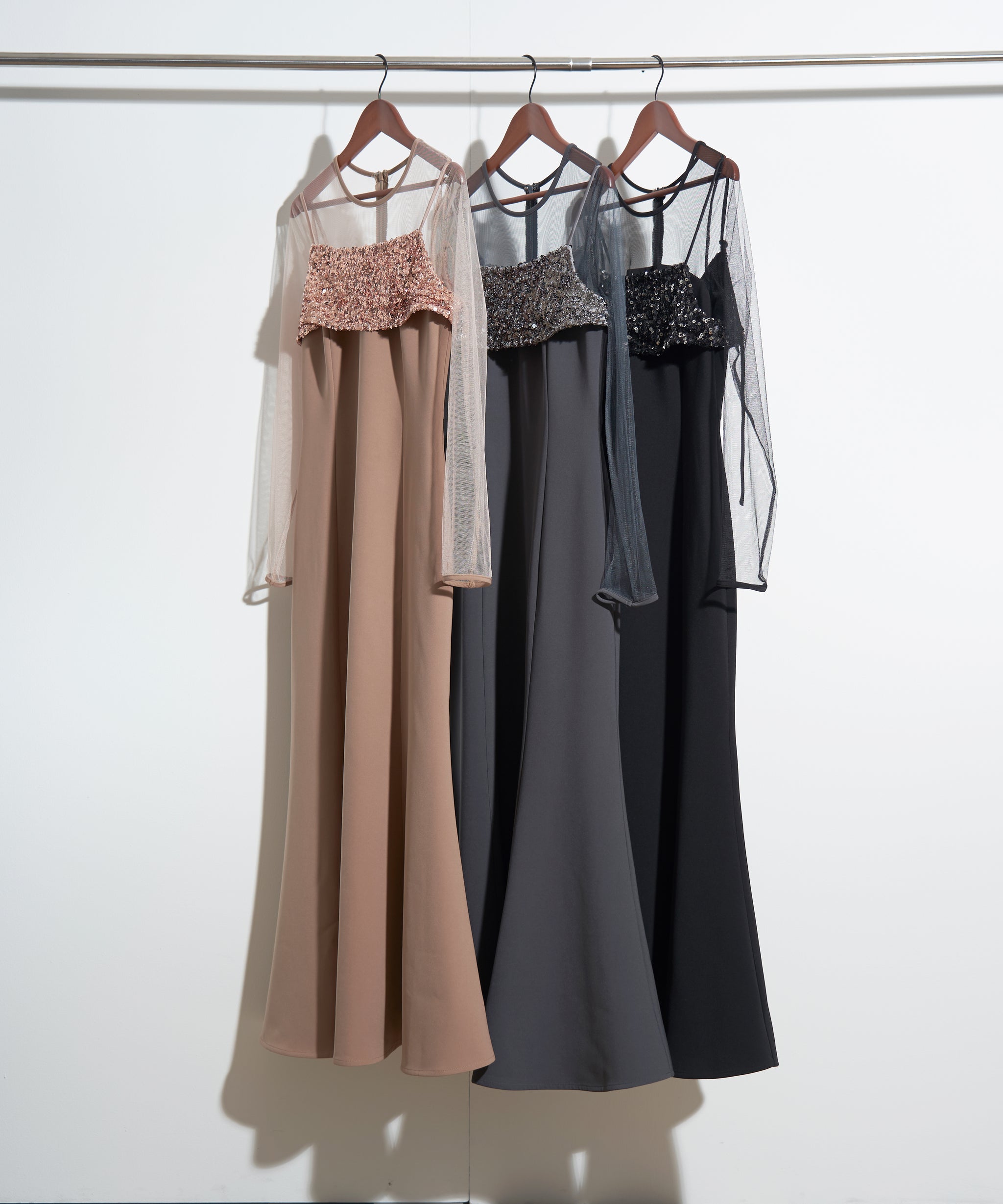 2WAY GLITTER BUSTIER DRESS